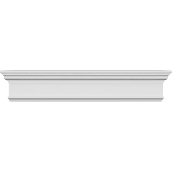 157 inch Bottom Width x 160 7/8 inch Top Width x 7 1/4 inchh x 1 inchp Traditional Crosshead with Trim