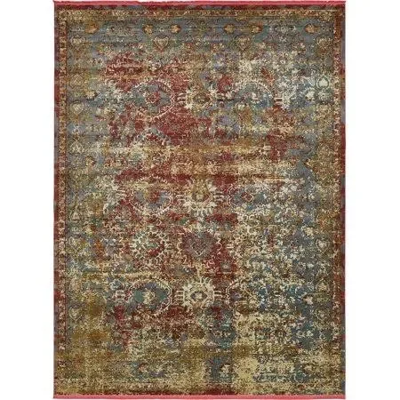 Unique Loom Guanabacoa Baracoa Rug, Size: 10& 0 x 13& 0, Red
