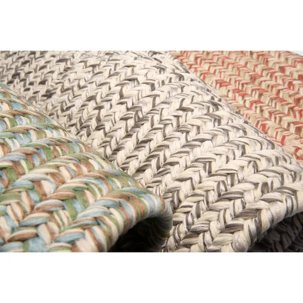 2&x8& Runner Forest Tweed Braided Rug Light Brown - Colonial Mills