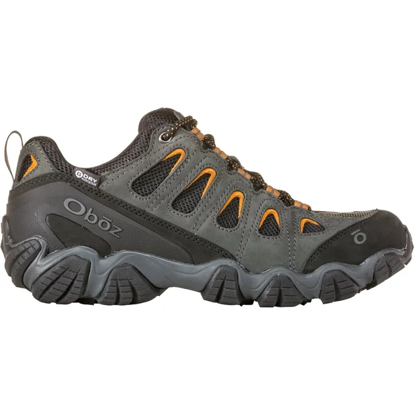 Oboz Men's Sawtooth II Low Waterproof - 8, Shadow/Burlap