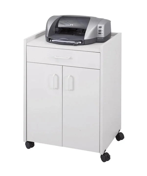 Safco Mobile Refreshment Center with Drawer - Gray