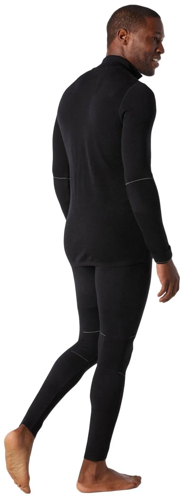 Smartwool Men's Intraknit Merino 250 Thermal 1/4 Zip - Small - Black