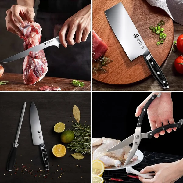 Best Block Knife Set Online & Top Rated Kitchen Knives - Tuo Cutlery