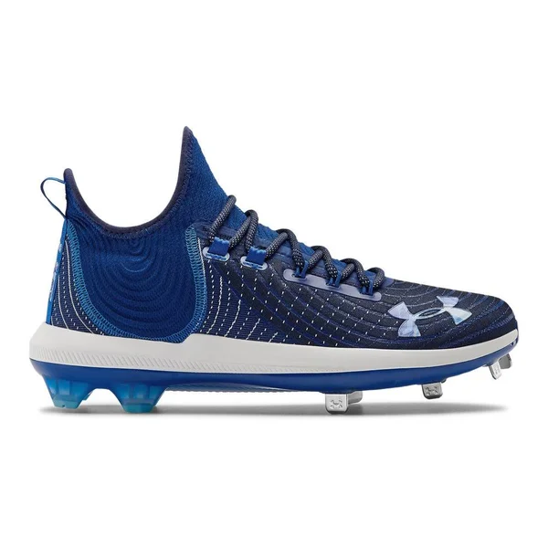 Under Armour Harper 4 Low St - Mens Metal Cleats - Royal/Royal - Size 12.5
