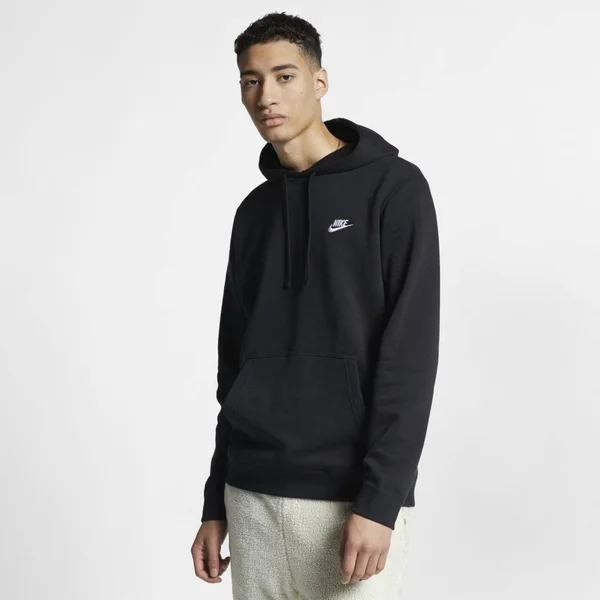 Nike Sportswear Pullover Hoodie - Size: Xxxl, Black