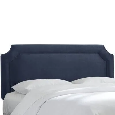 Alphonse Upholstered Panel Headboard Size: Twin - Color: Gray