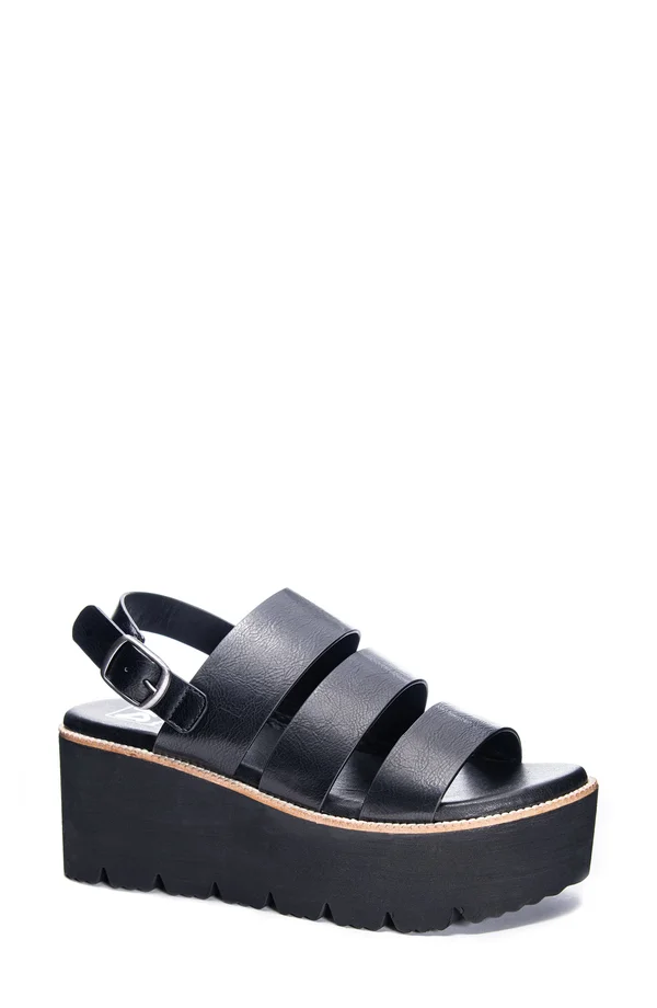 Dirty Laundry Pendulum Platform-Black 6.5