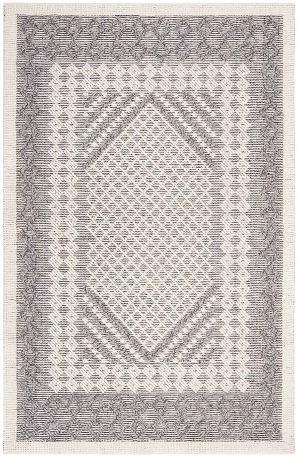 Safavieh Natura Rug Collection NAT625N - Cream, Navy - 3' x 5'