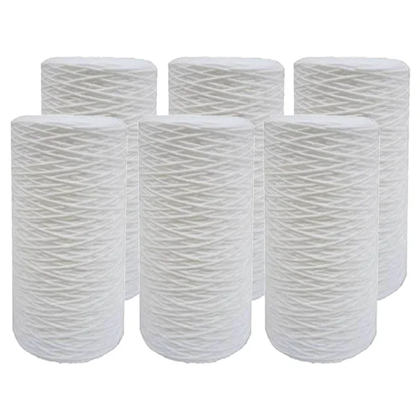 Tier1 SWC-45-1005 5 Micron 10 x 4.5 Hydronix Comparable String Wound Sediment Replacement Water Filter 6 Pack