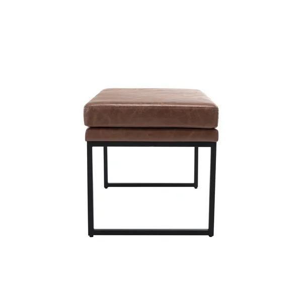 WOVENBYRD 30.5x22 Decorative Pillowtop Ottoman - Brown