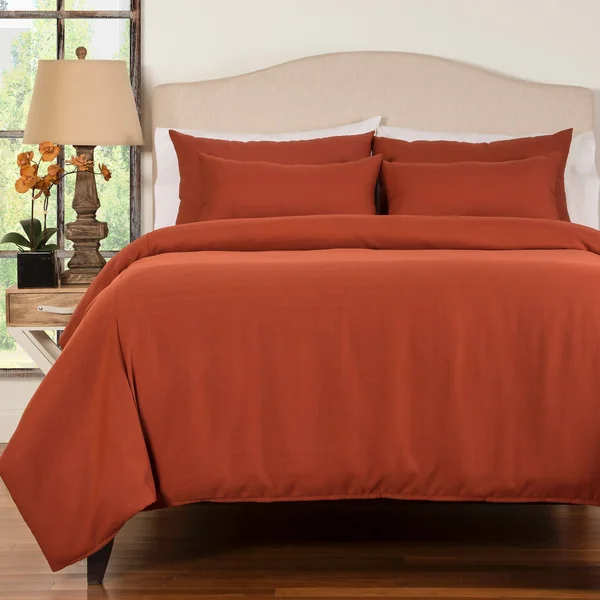 Siscovers Belfast Duvet Set, Full, Henna
