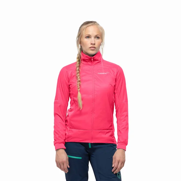Norrona Women's Falketind Octa Jacket - Small - Honeysuckle