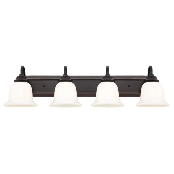 Westinghouse 6305100 Harwell Four Light Indoor Wall Fixture Amber Bronze