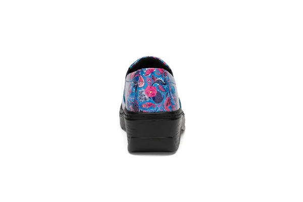 Klogs Women's Naples Clog Blooming Paisley Patent 9