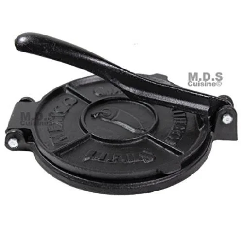 Tortilla Press Heavy Cast Iron, 8x22 Authentic Tortilla Press