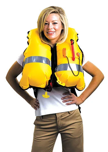 Revere ComfortMax Inflatable PFD Manual Vest, Red