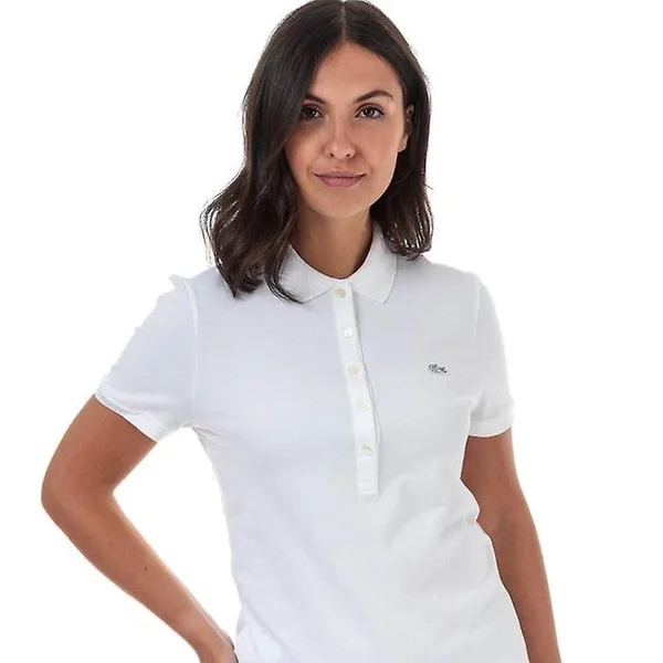 Lacoste Women's Slim Fit Stretch Mini Cotton PiquÃ Polo Shirt - 42