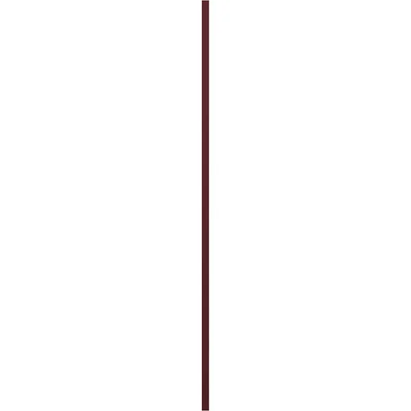 Builders Edge 12 in. x 63 in. Raised Panel Vinyl Exterior Shutters Pair in Wineberry