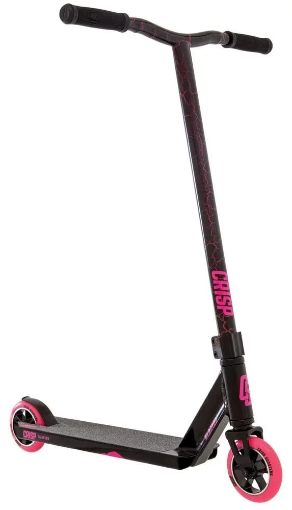 Crisp Complete Scooter Blaster Scooter Black Pink Cracking