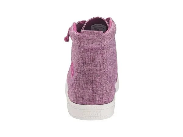 Billy Footwear Classic Lace High Chambray Women's Shoes Berry Jersey : 7 M