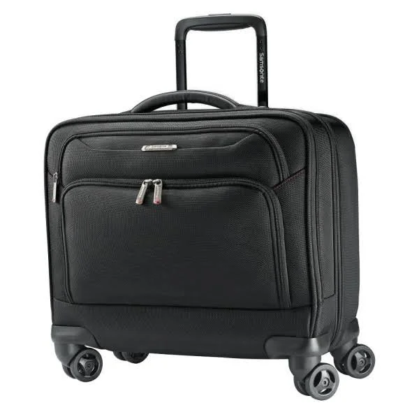 Samsonite Xenon 3 Mobile Office Spinner Rolling Case, 16 1/4x22H x 13 1/4x22W x 7 1/4x22D, Black