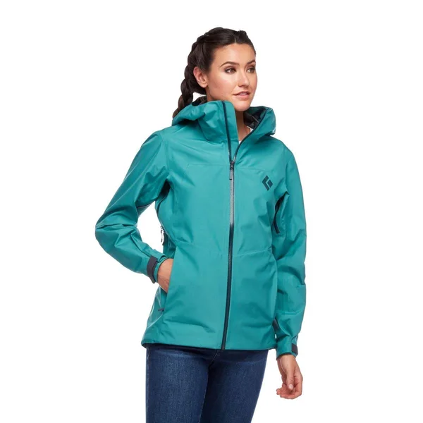 Black Diamond Liquid Point Shell Jacket - Women's Meadow Green - Xs