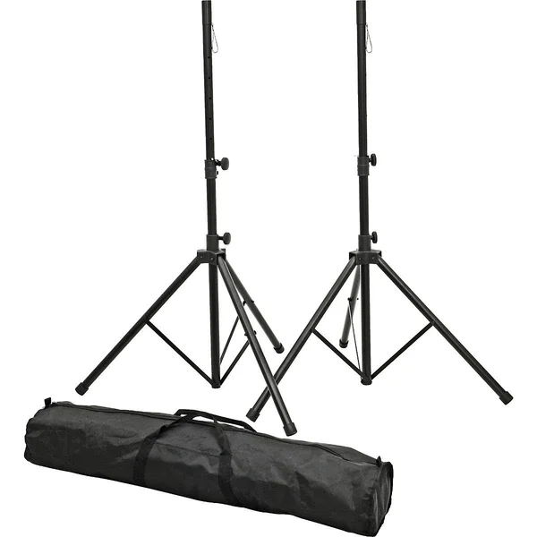 Proline PLSP1 Speaker Stand Set with Bag Black
