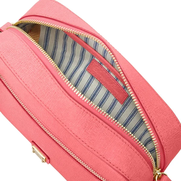 Dooney & Bourke Saffiano Camera Zip Crossbody Bag - Pink