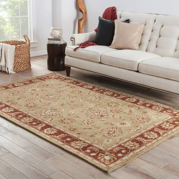 Jaipur Mythos Anthea Area Rug - Green, 3&x12& Runner