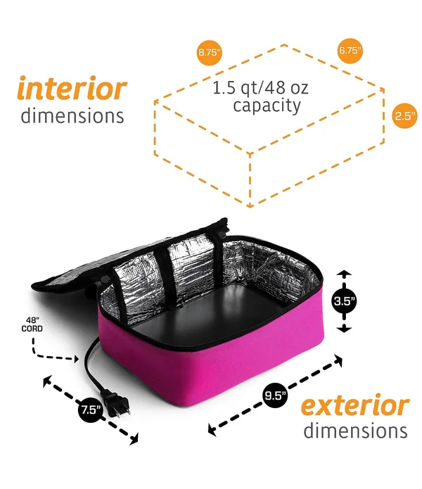 Hotlogic Mini Personal Portable Oven Purple