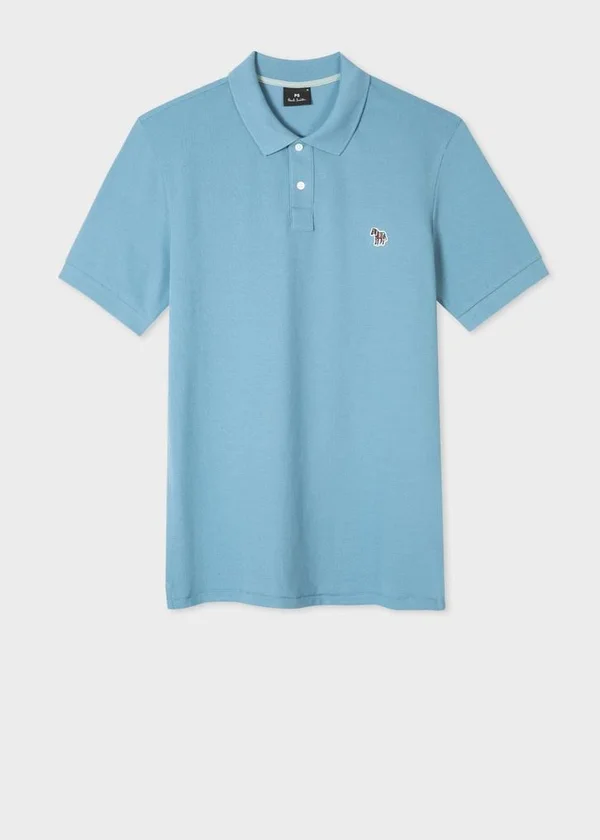 Paul Smith PS by Regular Polo T Shirt - Blue - Polo Shirts