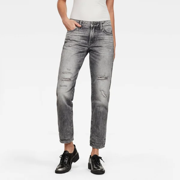G-Star Raw Women Kate Boyfriend Jeans Grey Size 00-30