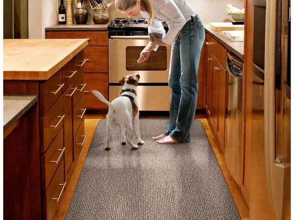 House - Home and More Skid-Resistant Carpet Indoor Area Rug Floor Mat - Praline Brown - 4& x 6& - Many Other Sizes to Choose from