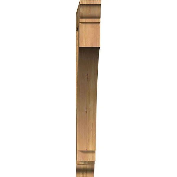 Ekena Millwork 4x22W x 36x22D x 36x22H Imperial Traditional Rough Sawn BRACKET, Western Red Cedar