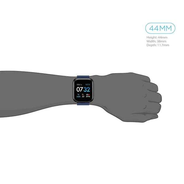 iTouch Air 3 Smart Watch - Size: Large, Blue