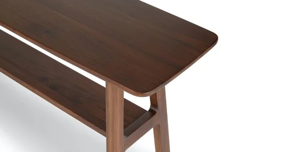 Solid Walnut Console Table, Article Kirun Modern Furniture