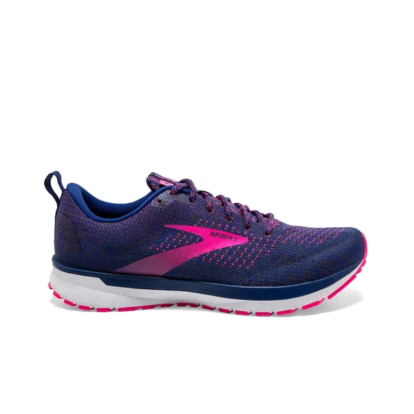 Brooks Revel 4 Women's Running Shoes Blue/Ebony/Pink : 11.5 B - Medium