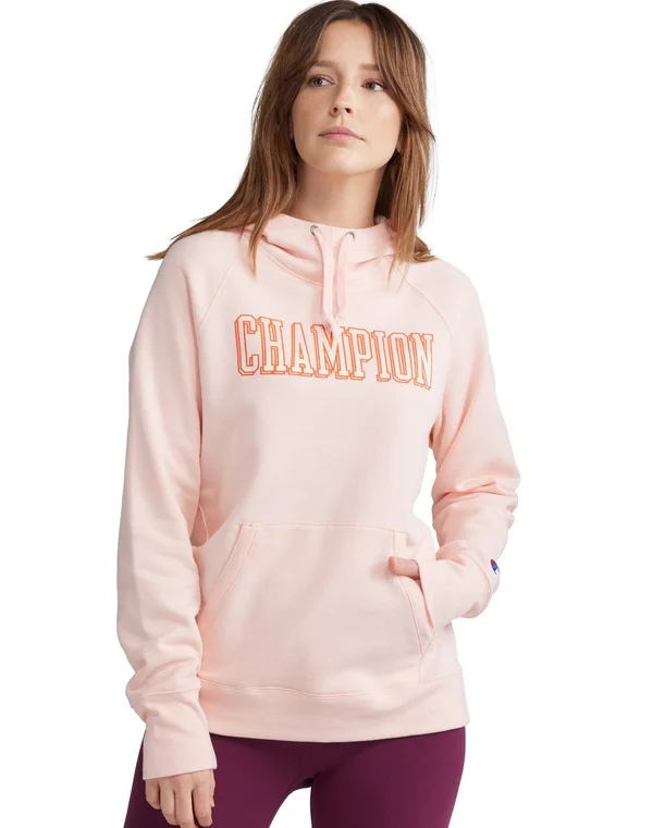 Champion Athletics Powerblend Fleece Hoodie - Pink - Hoodies