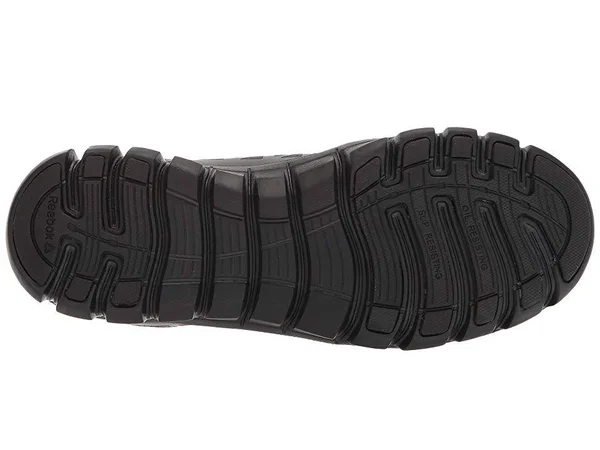 Reebok Sublite Cushion Work Leather Alloy Toe, Women's Black