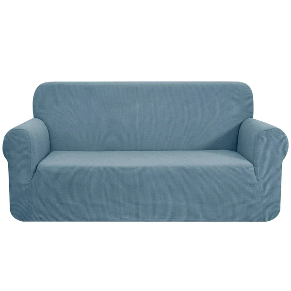 Chun Yi Stretch Oversized Sofa Slipcover 1 Piece Couch COVER, 4 Seater Coat Soft with Elastic, Checks Spandex Jacquard Fabric, X