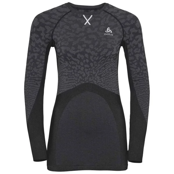 Odlo Women's Blackcomb Base Layer Top Black Xs