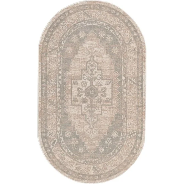 Unique Loom Whitney Geneva Area Rug - 10& 0 x 14& 0 - Powder Pink