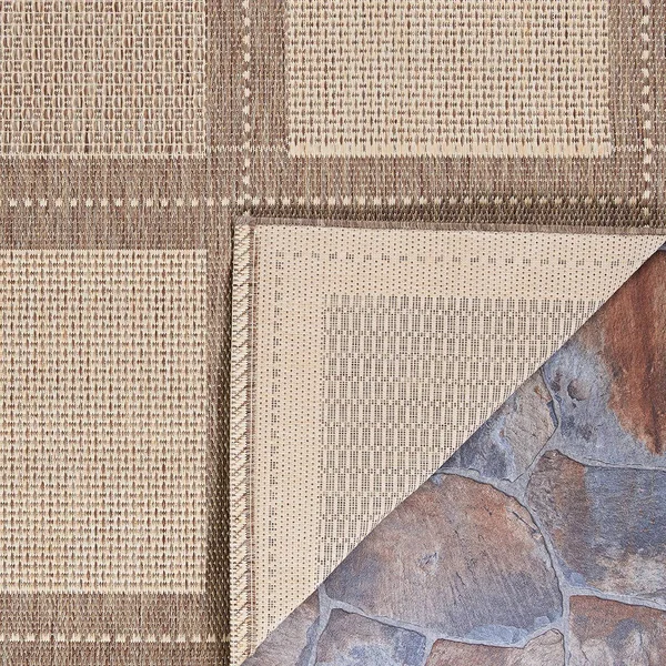 Couristan 2&3x22 x 11&9x22 Natural/Cocoa Recife Summit Runner Area Rug