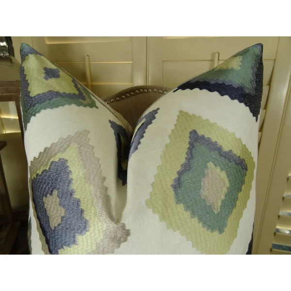 Plutus Native Trail Dew Handmade Throw Pillow Double Sided 20x22 x 20x22