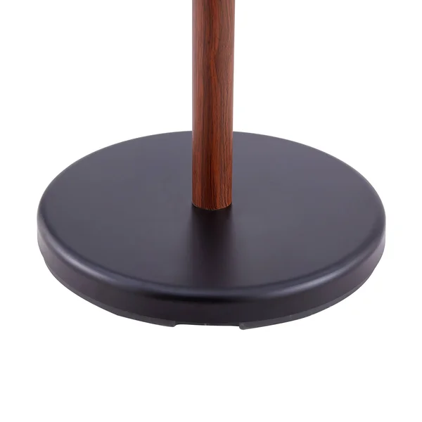 Strick & Bolton Madero Scandinavian Brown Black Metal Floor Lamp (Dark Tobacco, White) 28478053