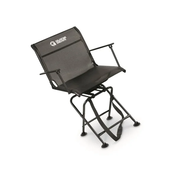 Guide Gear Big Boy Comfort Swivel Hunting Blind Chair with Armrests 500 lb. Capacity
