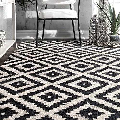 nuLOOM Hand Tufted Kellee Wool Runner Rug - 2& 6x22 x 12&, Black