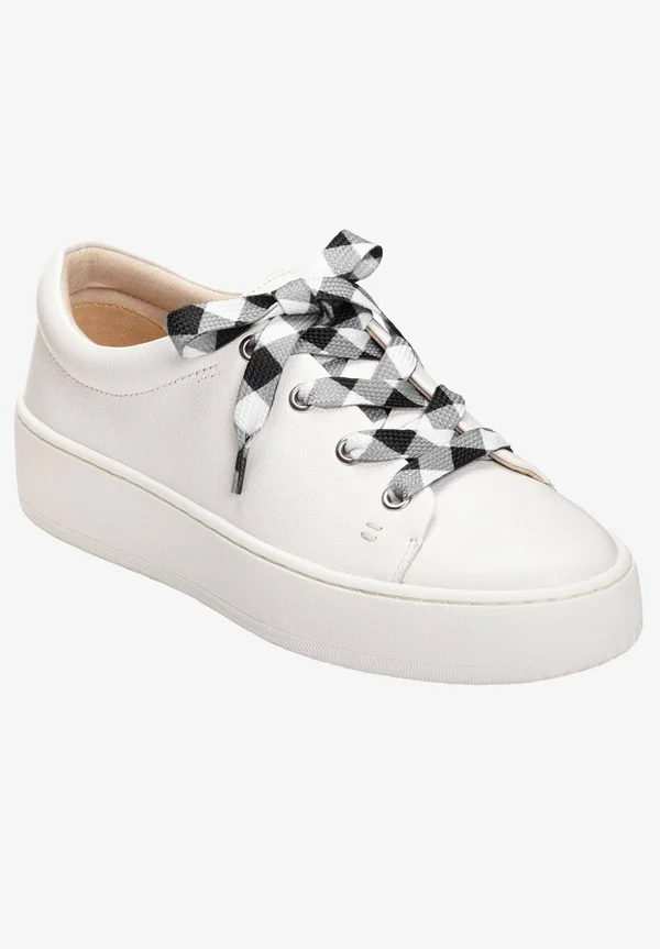 Aerosoles Women's Term Paper Sneaker - White Leather