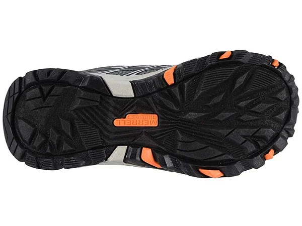 Merrell Kid's Moab FST Low Waterproof, Size: 6, Navy/Grey/Orange