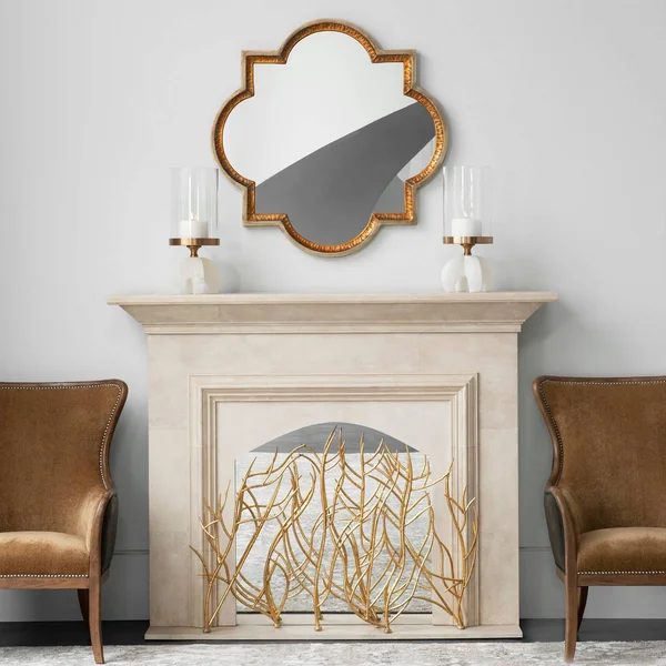 Uttermost - 12862 Lourosa Gold Mirror